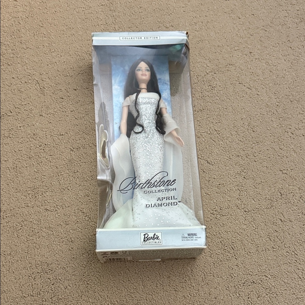 Barbie Birthstone Collection April Doll in Sparkling White